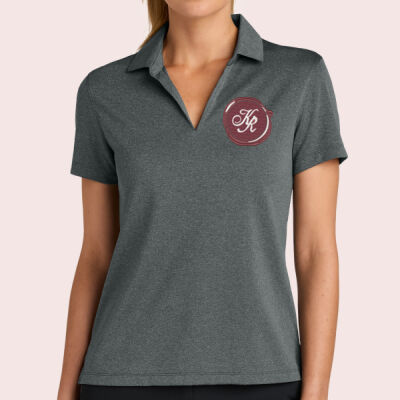 Women's Dri FIT Smooth Heather Polo - Embroidered Thumbnail