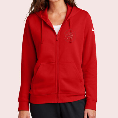 Women's Club Fleece Sleeve Swoosh Full Zip Hoodie - King's Ransom Thumbnail